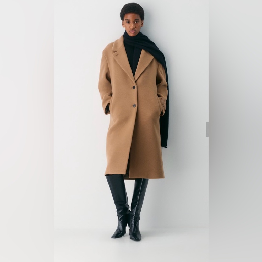 The Only Coat- Wilfred- Relaxed Italian soft wool-cashmere coat